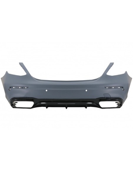 Paraurti posteriore per Mercedes E-Class W213 (16-19) E63 Design Black Edition
