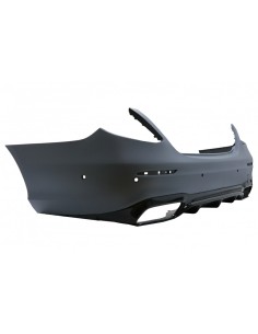 Paraurti posteriore per Mercedes E-Class W213 (16-19) E63 Design Black Edition 2