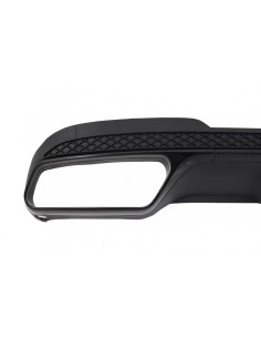Diffusore posteriore e punte di scarico per MERCEDES E-Class W212 S212 AMG Sport Line Facelift (13-16) Nero E63 Design 2