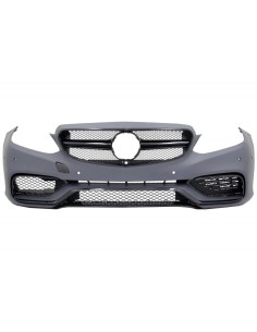 Kit estetico per Mercedes E-Class W212 Facelift (13-16) con scarico lucido edizione nera di design E63 2