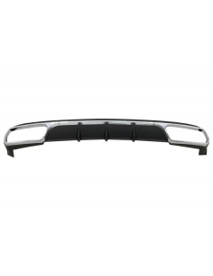 Diffusore posteriore w/ scarico nero per Mercedes E-Class W212 Facelift (13-16) solo 2