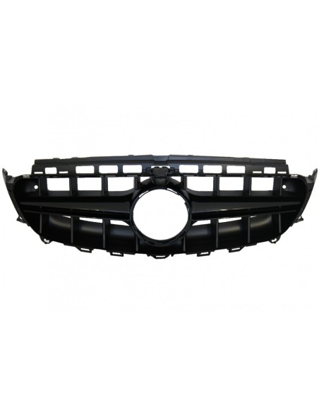 Griglia centrale per Mercedes E-Class W213 S213 C238 A238 (16-19) Nero E63 Design
