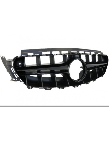 Griglia centrale per Mercedes E-Class W213 S213 C238 A238 (16-19) Nero E63 Design