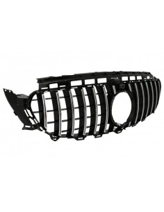 Griglia centrale per Mercedes E-Class W213 S213 C238 A238 (16-19) GT-R Panamericana Design nero cromato 2