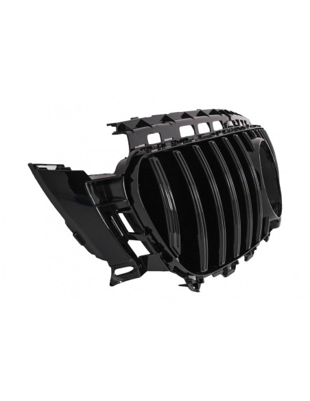 Griglia centrale per Mercedes E-Class W213 S213 C238 A238 (16-19) GT-R Panamericana Design Nero
