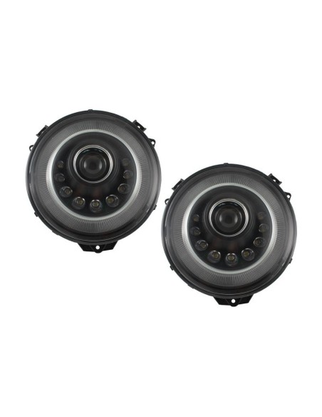 Fari Bi-Xenon LED per Mercedes W463 G-Class (05-17) M-Look w/ Fluida luce di svolta dinamica