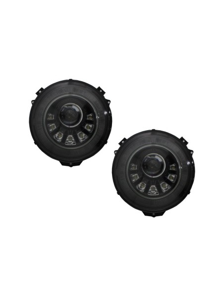 Fari Bi-Xenon LED per Mercedes G-Class W463 (05-17) M Look quadrato
