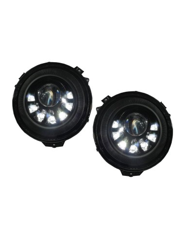 Fari Bi-Xenon LED per Mercedes G-Class W463 (05-17) M Look quadrato