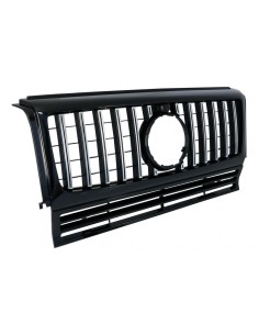 Griglia anteriore per MERCEDES G-Class W463 (1990-14) Nuovo G63 GT-R Panamericana Design Nero Cromato 2