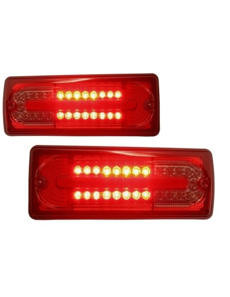 Fanali posteriori a LED per Mercedes G-Class W463 (1989-15) Fumo rosso