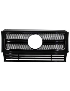 Griglia anteriore w/ LED fari copre per Mercedes G-Class W463 (1990-12) Nuovo G63 G65 Design Nero 2