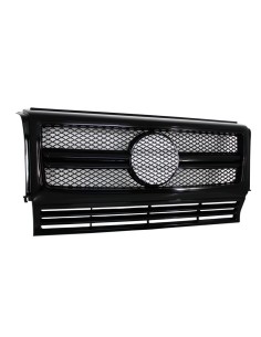 Griglia anteriore per MERCEDES W463 G-Class (1990-12) Nuovo G65 G63 Design Piano Full Black Edition 2