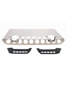 Pattino Off Road Package Sotto Run Protezione w/ DRL Luci per Mercedes G-class W463 (1989-17)