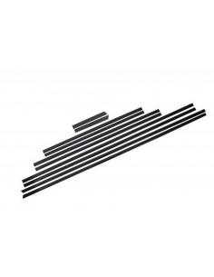 Aggiungi sulle strisce di modanature della porta per Mercedes G-Class W463 (1989-17) Nero 2