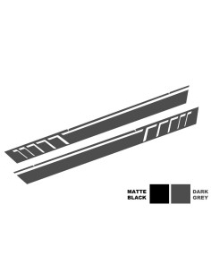 Adesivi laterali in vinile grigio scuro per Mercedes classe G W463 (1989-17) 2