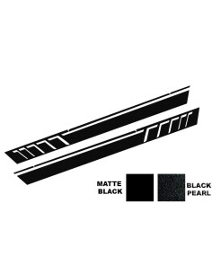 Adesivi laterali in vinile nero per MERCEDES G-class W463 (1989-17) Black Pearl A-Design 2