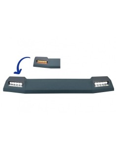 Spoiler del tetto anteriore per Mercedes G-Class W463 (1989-17) w/ LED dinamico che scorre luce di svolta 6X6 Design