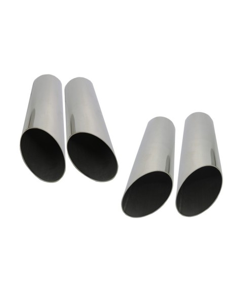 Scarico Suggerimenti Lucido Chrome per Mercedes G-Class W463 G500 G55 G63 G65 (1998-up)
