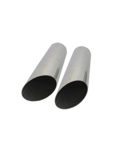 Scarico Suggerimenti Lucido Chrome per Mercedes G-Class W463 G500 G55 G63 G65 (1998-up)
