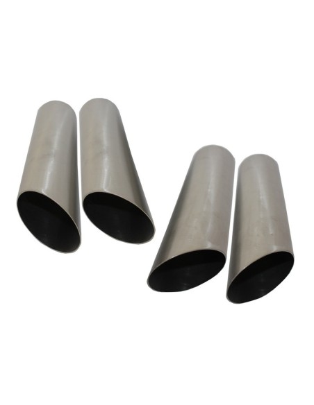 Scarico Suggerimenti Matt Chrome per Mercedes W463 G500 G55 G63 G65 G-Class (1998-up)