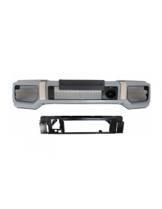 Piatto di slittamento del paraurti anteriore Off Road Shiny Black per Mercedes Benz W463 G-Class (1989-17) 2