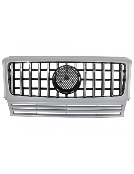 Griglia anteriore per MERCEDES G-Class W463 (1990-14) G63 GT-R Panamericana Design Argento