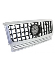 Griglia anteriore per MERCEDES G-Class W463 (1990-14) G63 GT-R Panamericana Design Argento 2