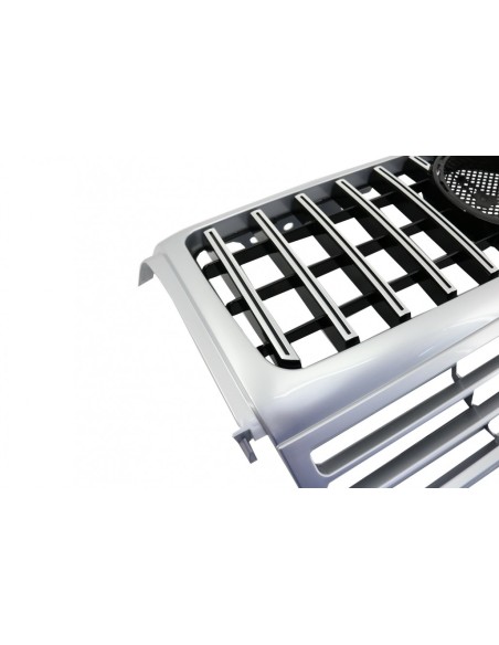 Griglia anteriore per MERCEDES G-Class W463 (1990-14) G63 GT-R Panamericana Design Argento