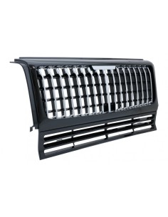 Griglia anteriore per Mercedes G-Class W463 (1990-14) GT-R Panamericana Vertical Design esclusivo Chrome 2
