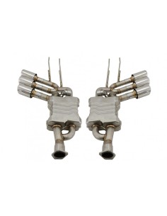 Sistema di scarico completo per Mercedes G-Class W463 (09-18) G500 G55 G63 G65 Triple Chrome w/ Valvetronic