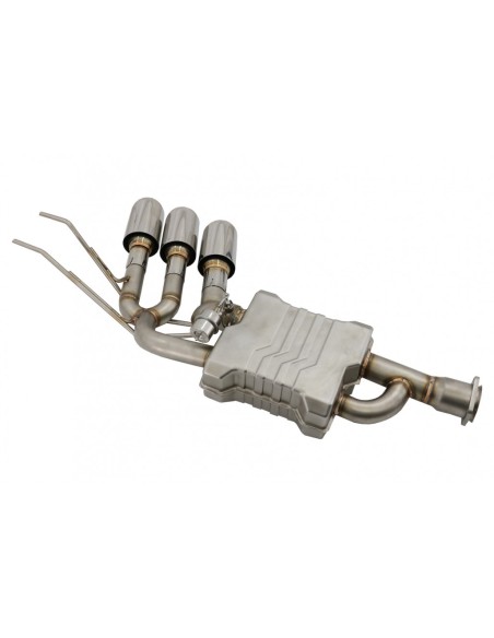 Sistema di scarico completo per Mercedes G-Class W463 (09-18) G500 G55 G63 G65 Triple Chrome w/ Valvetronic