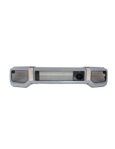 Paraurti anteriore w/ Bullbar spoiler superiore labbro LED DRL estensione per Mercedes G-Class W463 (1989-18) G65 Design 2
