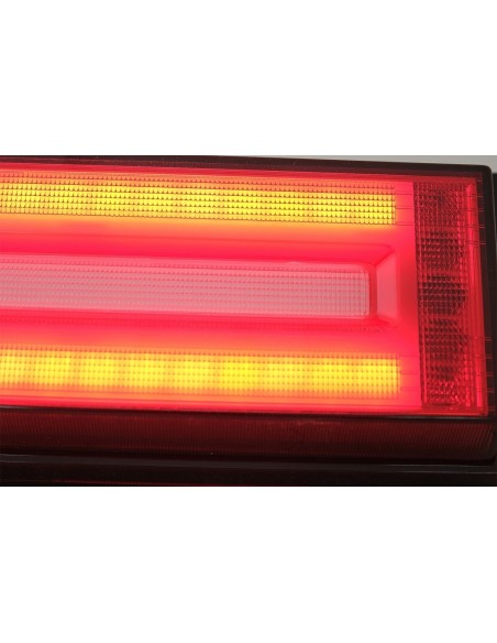 Barra luminosa per fanali a LED per Mercedes G-Class W463 (08-17) Facelift 18 Design Luci di svolta sequenziali Fumo rosso