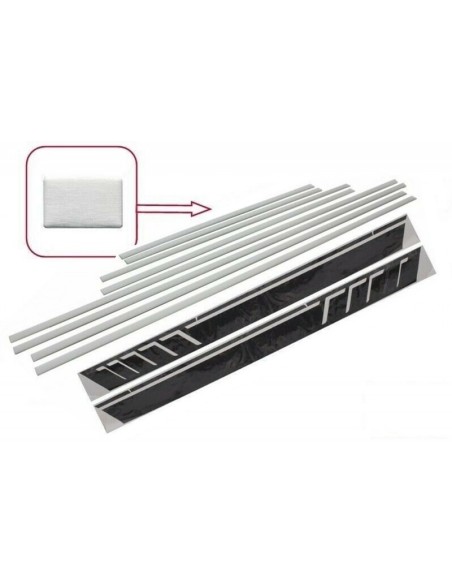 Add On strisce modanature porta nero opaco w/ decalcomanie carbonio e luci giranti MERCEDES G-Class W463 (1989-18)