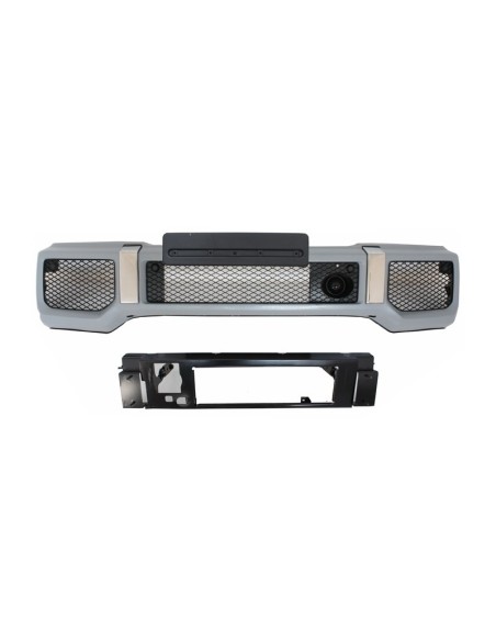 Kit Front Bullbar e LED Roof Spoiler w/ Upper Spoiler Lip e LED DRL Extension MERCEDES G-Class W463 (1989-18) G63 G65 Design