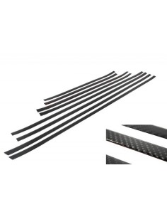 Add On Porta modanature strisce alluminio spazzolato w/ vinile nero e luci di svolta MERCEDES G-Class W463 (1989-15) (136) 2