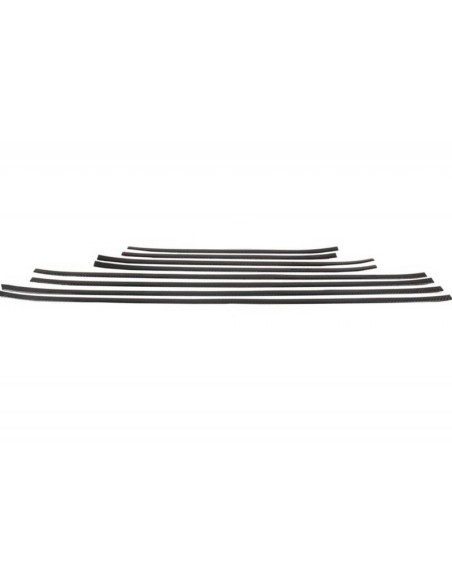 Add On Porta modanature strisce alluminio spazzolato w/ vinile nero e luci di svolta MERCEDES G-Class W463 (1989-15) (136)