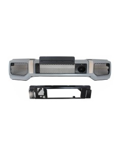 Paraurti anteriore w/ Spoiler LED DRL e Upper Spoiler Lip per Mercedes G-Class W463 (1989-17) G65 Design 2