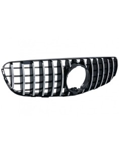 Griglia centrale anteriore per Mercedes GLC X253 C253 (15-18) GTPanamericana Look Chrome 2