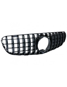 Griglia centrale anteriore per Mercedes GLC X253 C253 (15-18) GTPanamericana Design tutto il nero 2