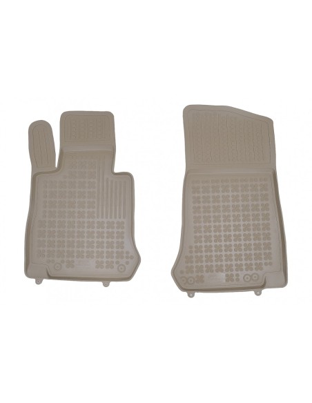 Tappetino in gomma beige per Mercedes GLC X253 (15-18) X253 Lifting (-up) GLC Coupe C253 (15-18) C253 Lifting (-up)