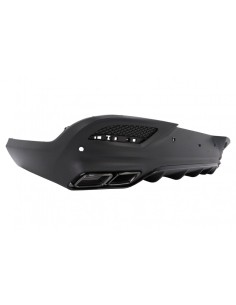 Diffusore posteriore w/ scarico per Mercedes GLE Coupe C292 Sport Line (15-19) Notte pacchetto GLE63 Design 2