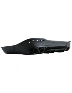 Diffusore posteriore w/punte nere del per la linea (19-Up) di notte di progettazione di Mercedes GLE W167 SUV V167 Sport GLE53 2