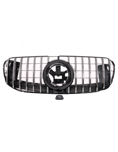 Griglia anteriore per Mercedes GLS SUV X167 (19-Up) GT-R Panamericana Design Chrome