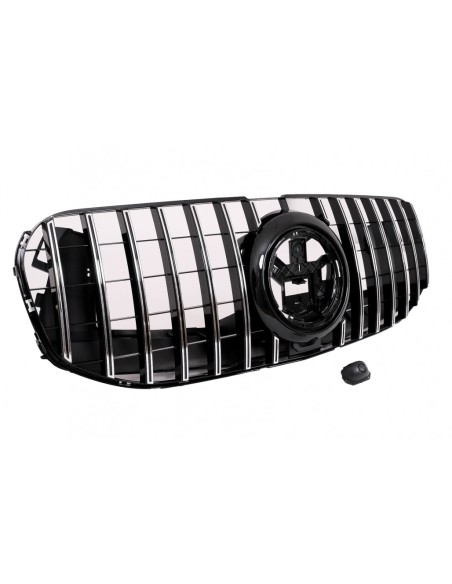 Griglia anteriore per Mercedes GLS SUV X167 (19-Up) GT-R Panamericana Design Chrome