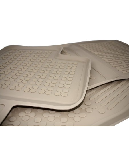 Tappetino in gomma beige per MERCEDES ML W166 M-Class 11- GLE 15- GLE Coupe 15-
