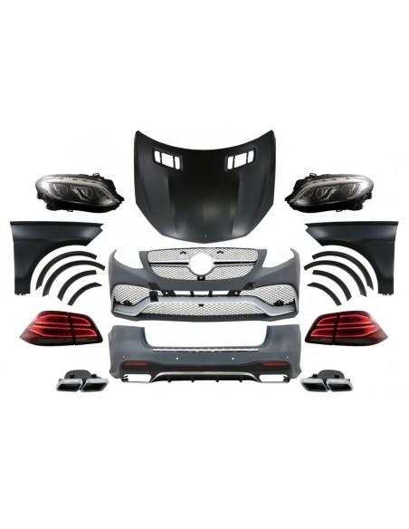 Kit per Mercedes Classe M W166 (12-15) Conversione a GLE