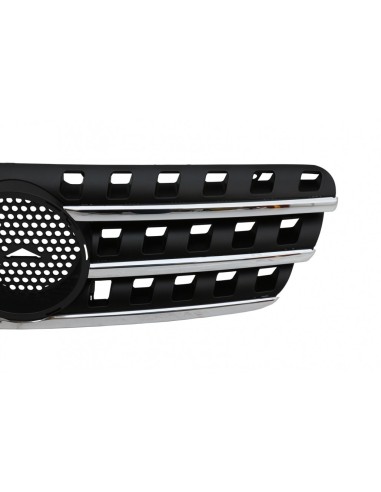 Griglia anteriore per MERCEDES M-Class ML W163 (1998-05) ML63 Design Black & Chrome Edition