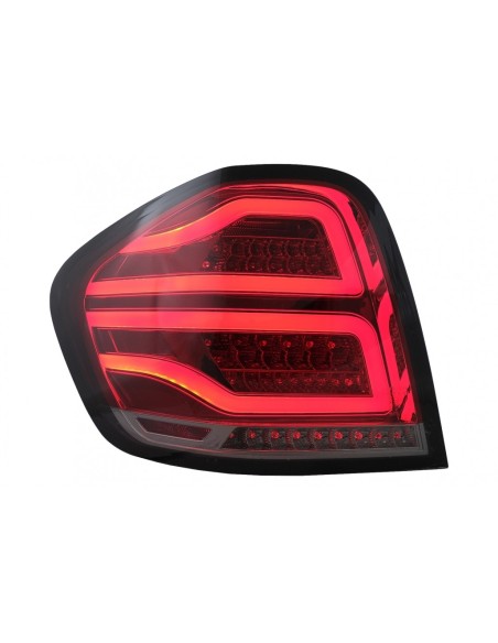 Full LED BAR luci posteriori per Mercedes M-Class W164 Facelift (09-11) Fumo rosso
