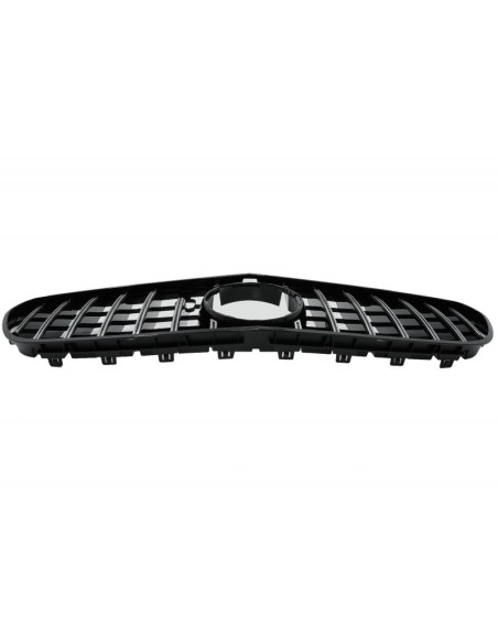 Paraurti posteriore diffusore d'aria w/ nero per Mercedes S-Class C217 Coupé (18-) e griglia centrale S63 Facelift Design